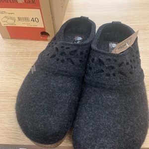 Haflinger Lacey Char Clogs/Slippers, Sz 40 (US 9)